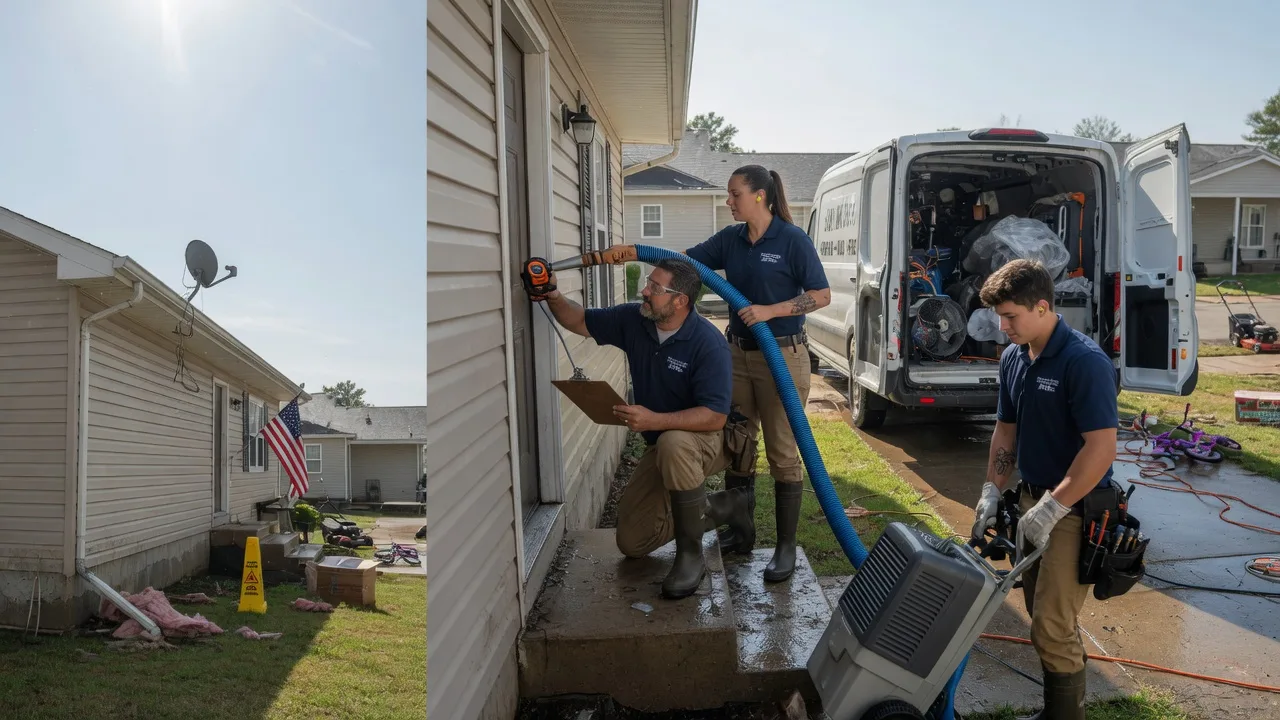 Ceiling Water Damage Restoration in Churchville, NY near me